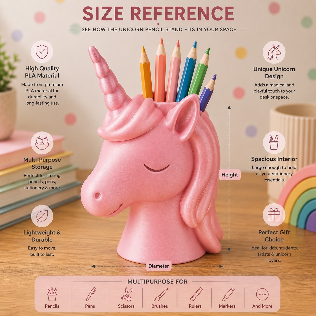 Unicorn Pen Holder