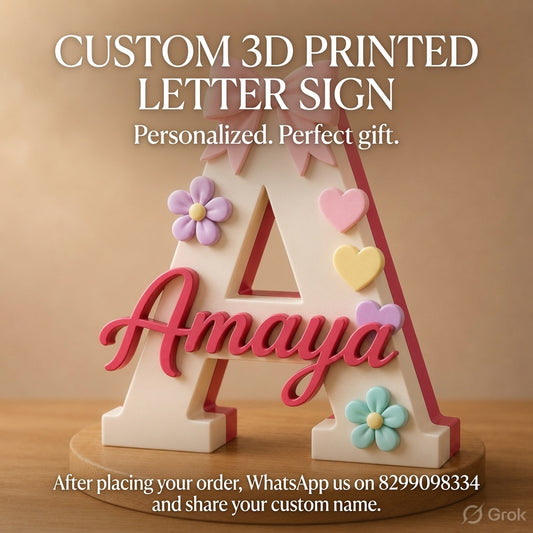 Custom Letter Sign with Charms