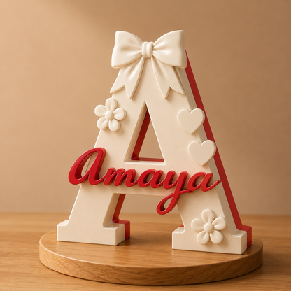 Custom Letter Sign with Charms