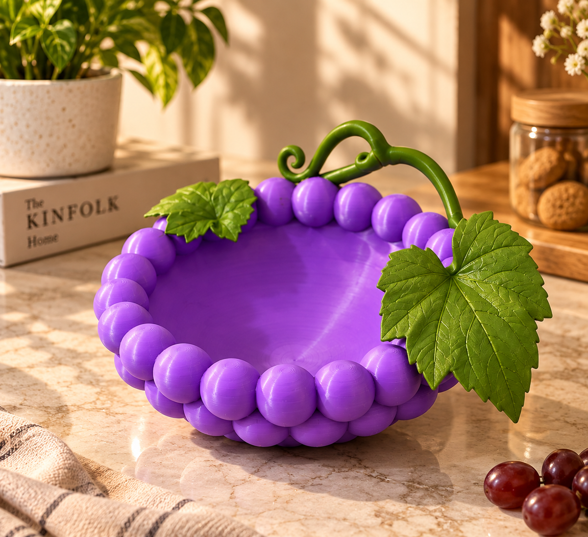 Grape Bowl Fruit Basket