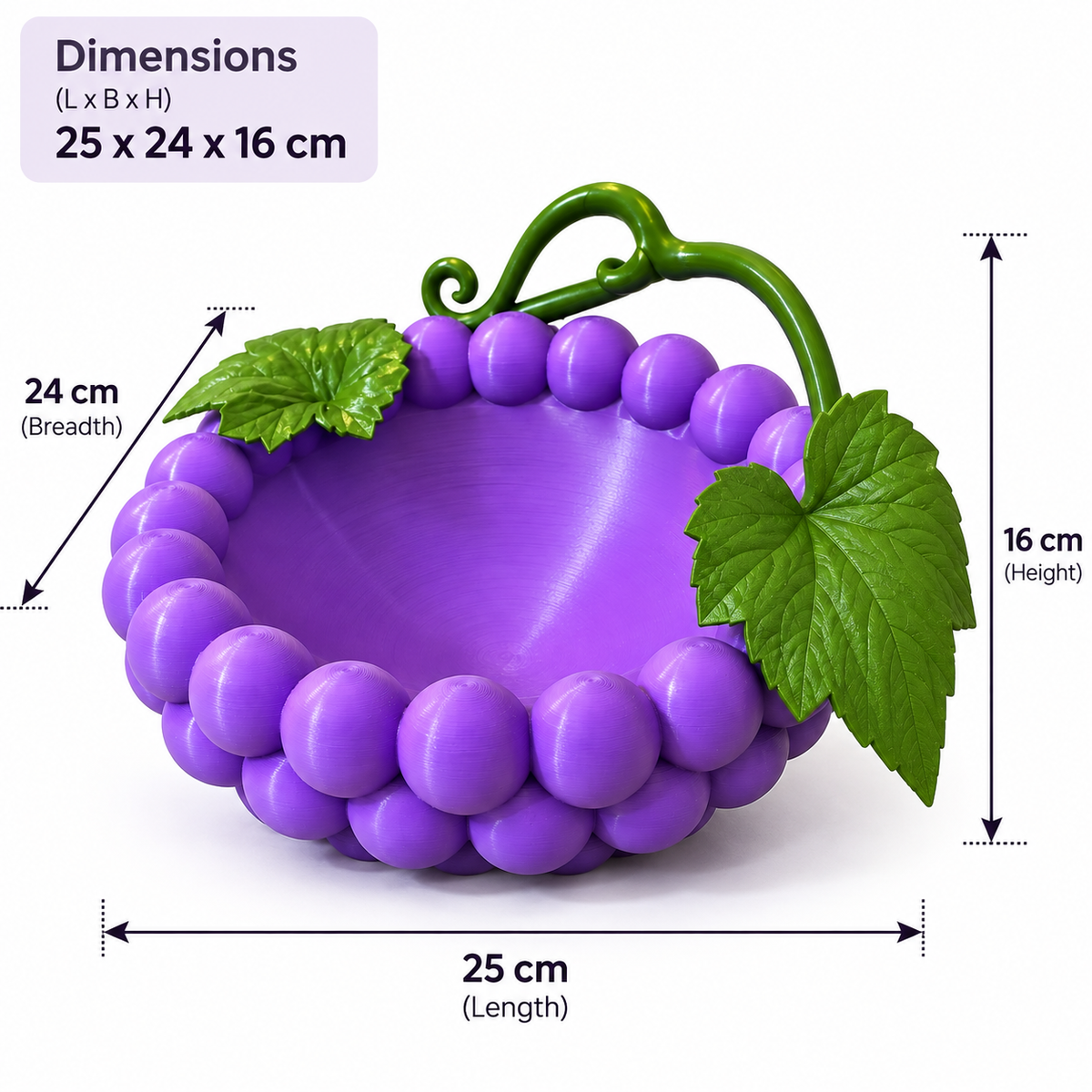 Grape Bowl Fruit Basket