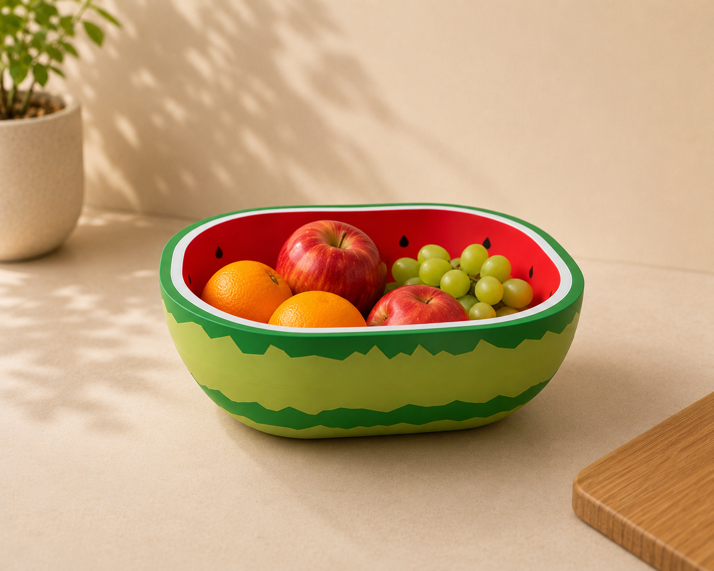 Watermelon Bowl Fruit Basket