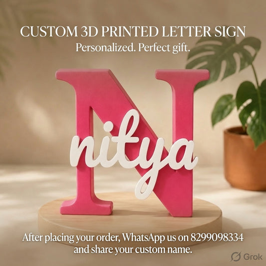 Custom Letter Sign Plain