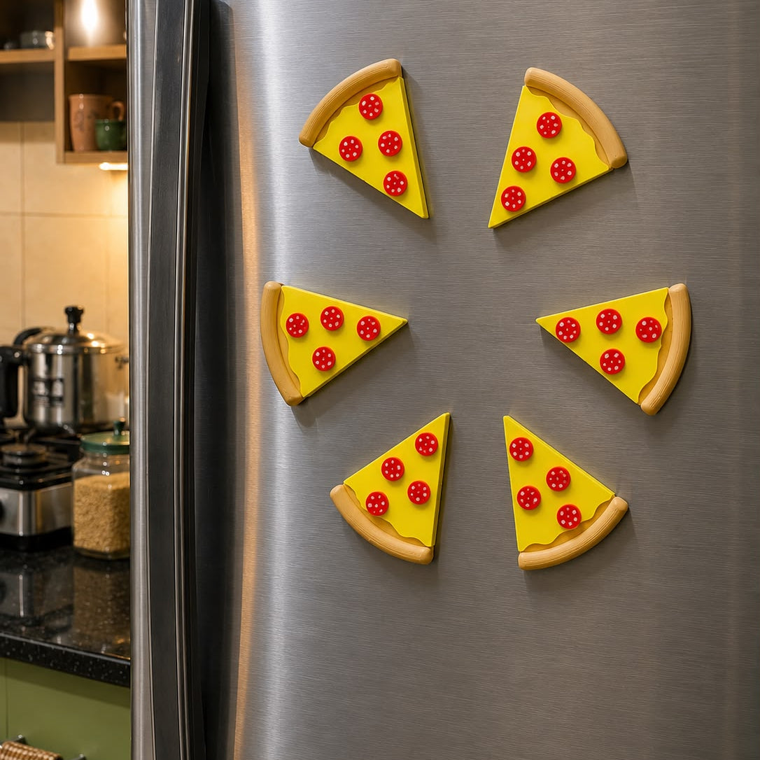 Pizza Fridge Magnets (Set of 5)