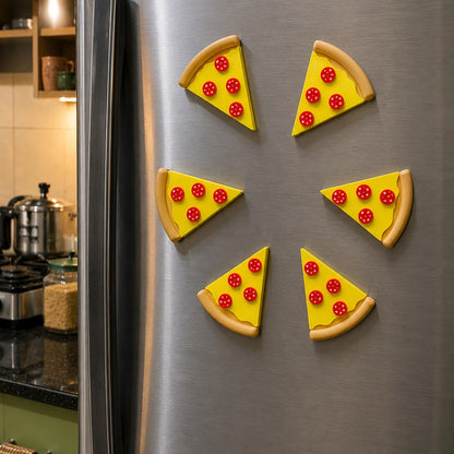 Pizza Fridge Magnets (Set of 5)