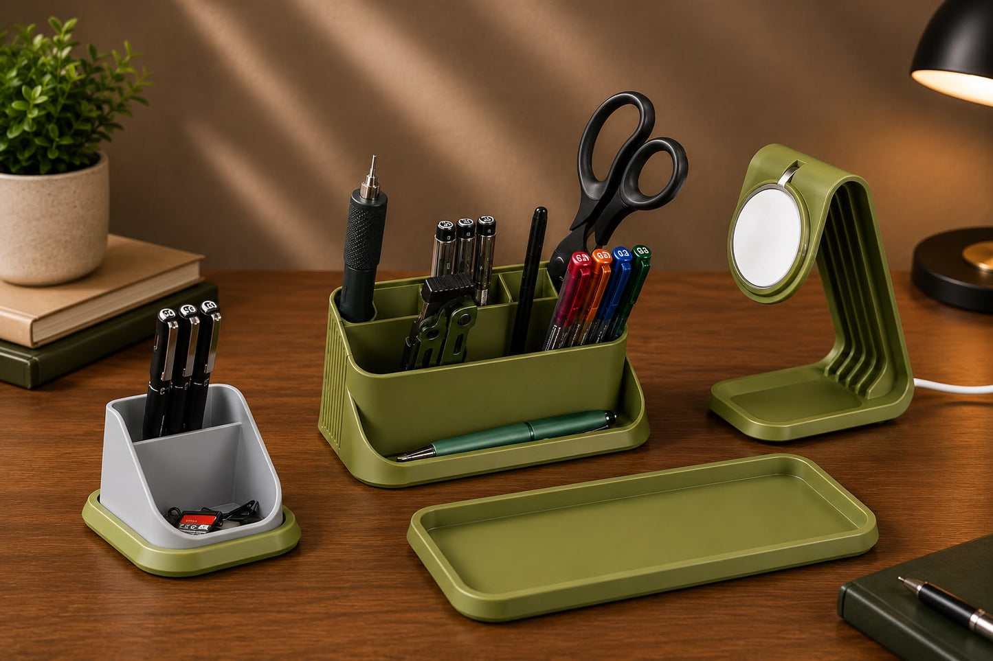 Modular Desk Organizer Set
