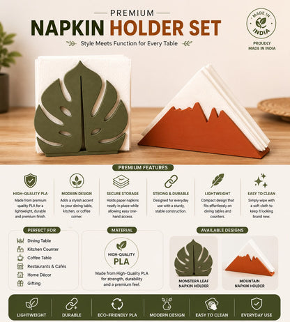 Nature Napkin Holder Set (Set of 2)
