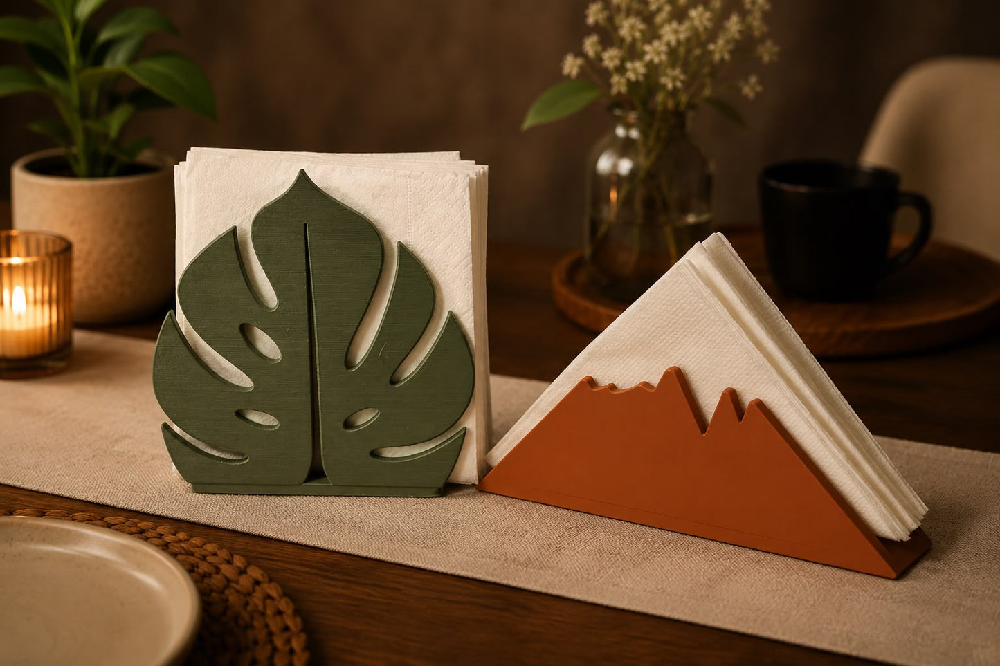 Nature Napkin Holder Set (Set of 2)