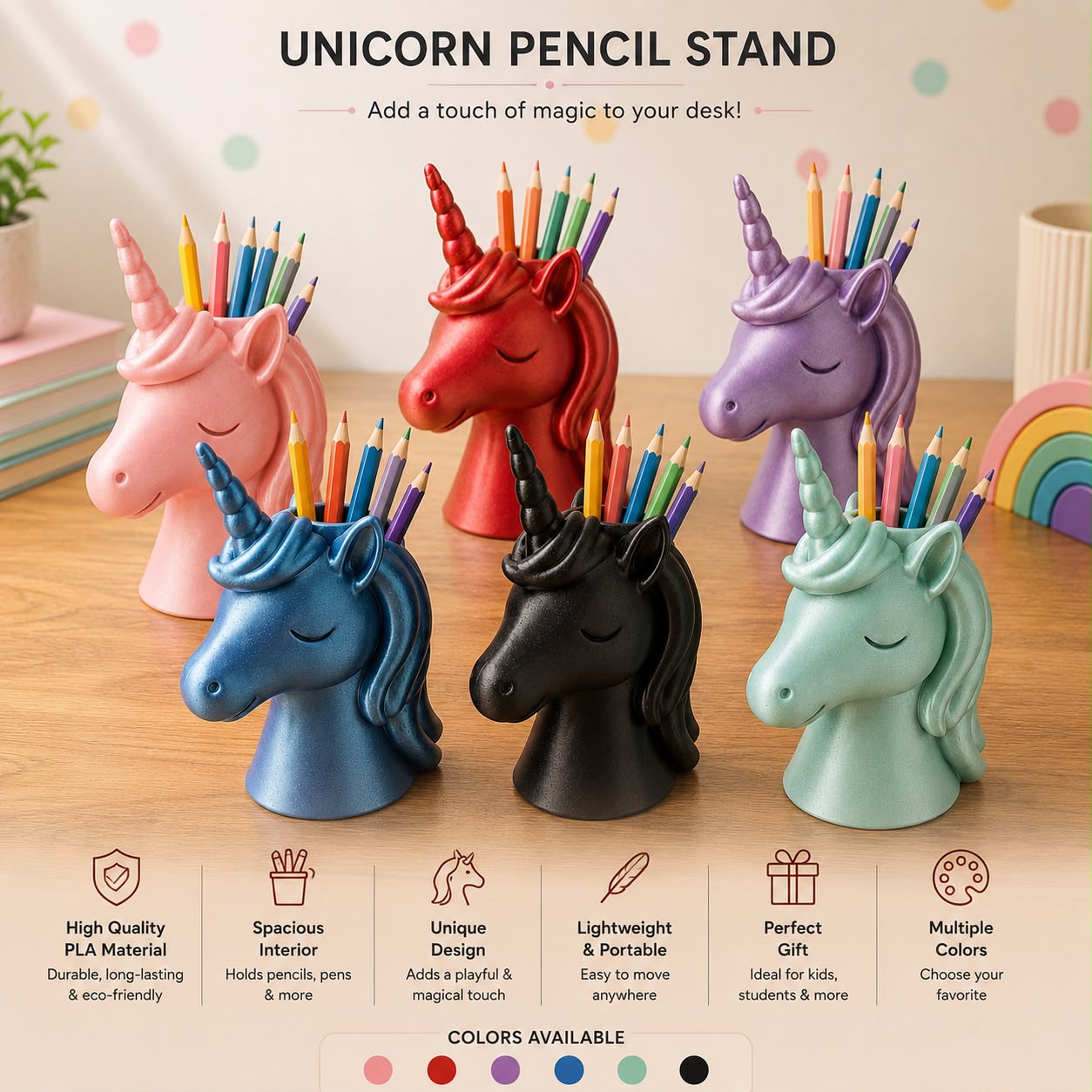 Unicorn Pen Holder