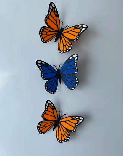 Butterfly Fridge Magnets (Set of 3)
