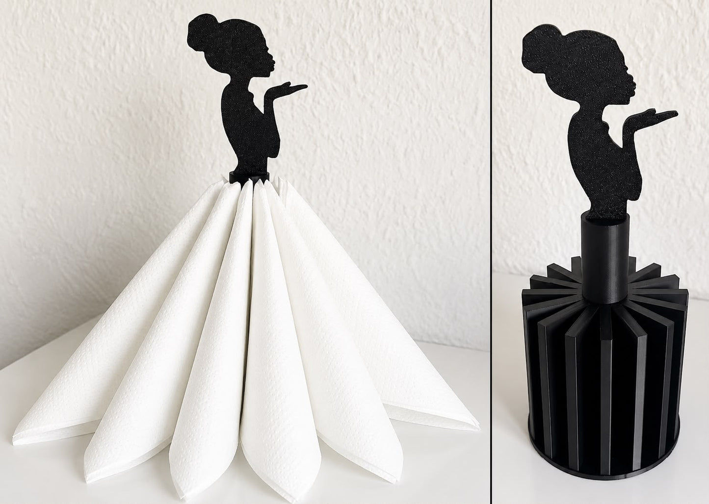 Elegant Silhouette Napkin Holder