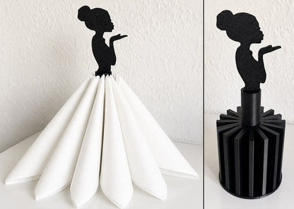 Elegant Silhouette Napkin Holder