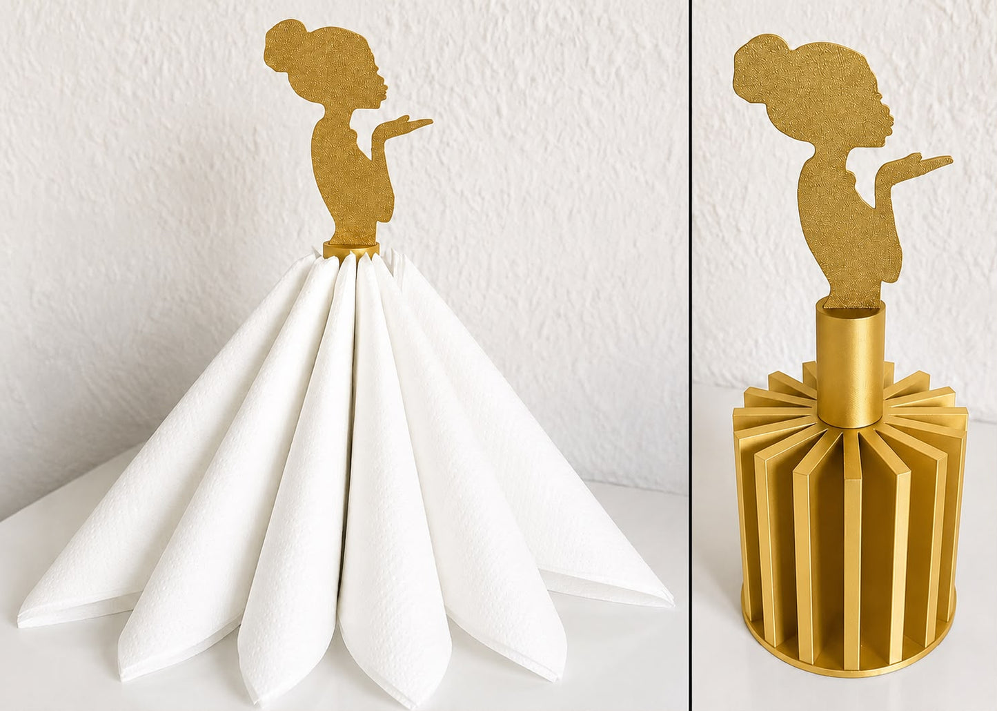 Elegant Silhouette Napkin Holder