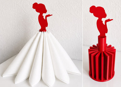 Elegant Silhouette Napkin Holder