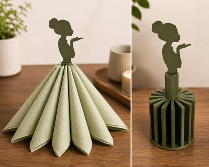 Elegant Silhouette Napkin Holder