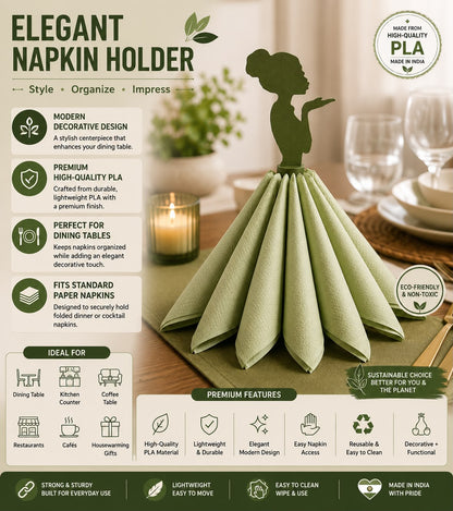 Elegant Silhouette Napkin Holder