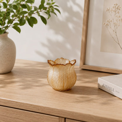 Roasted Bloom Tea Light Lamp (Medium)