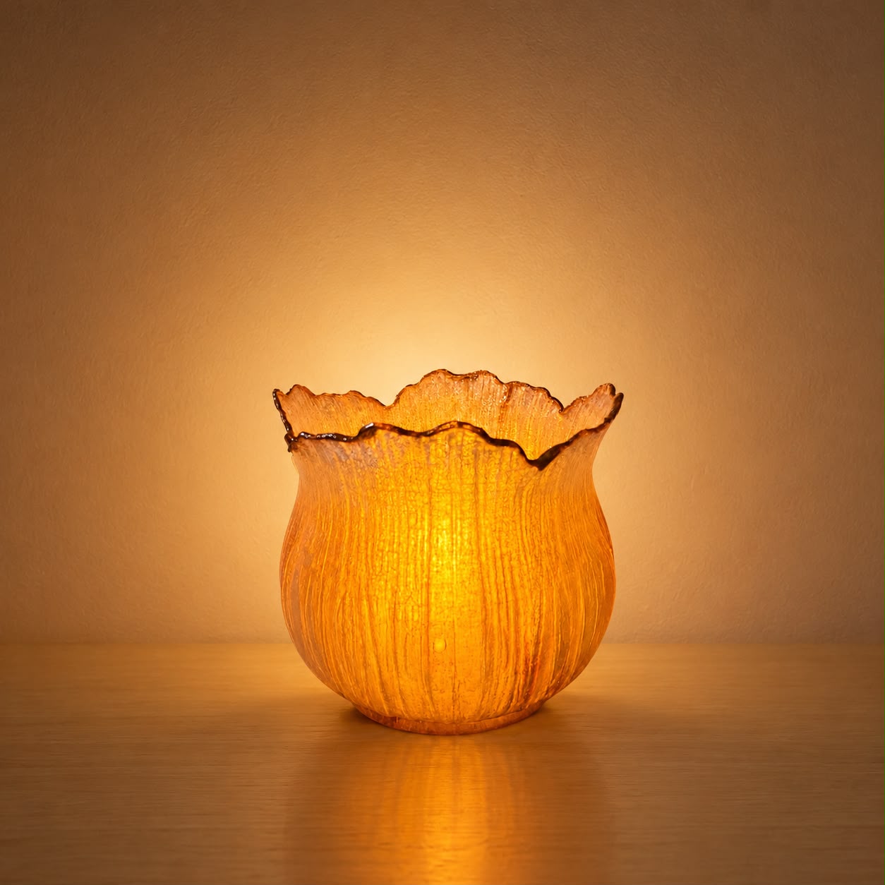 Roasted Bloom Tea Light Lamp (Medium)